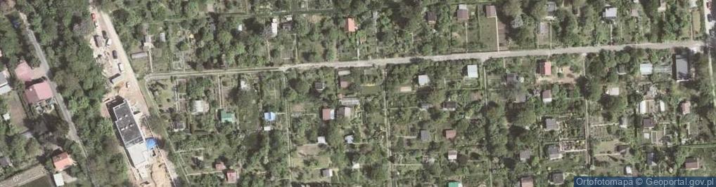 Zdjęcie satelitarne Rodzinne ogródki działkowe Pod Kopcem