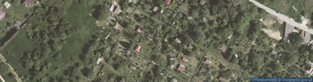 Zdjęcie satelitarne Rodzinne Ogrody Działkowe Cichy Kącik