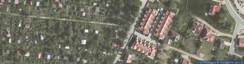 Zdjęcie satelitarne Rodzinne Ogrody Działkowe Górnik
