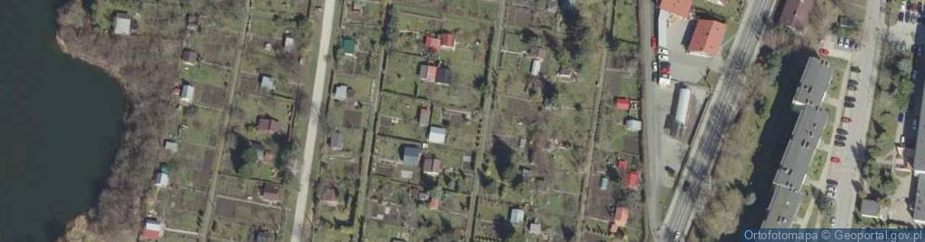 Zdjęcie satelitarne Rodzinny Ogród działkowy Kopernik