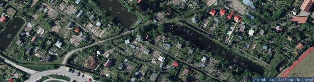Zdjęcie satelitarne Rodzinny Ogród Działkowy Wizun