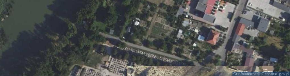 Zdjęcie satelitarne Stowarzyszenie Ogródków Działkowych Polanie