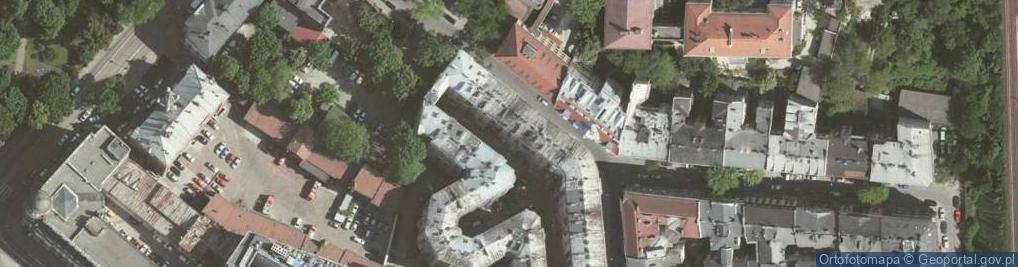 Zdjęcie satelitarne Krakowskie Centrum Okulistyczne