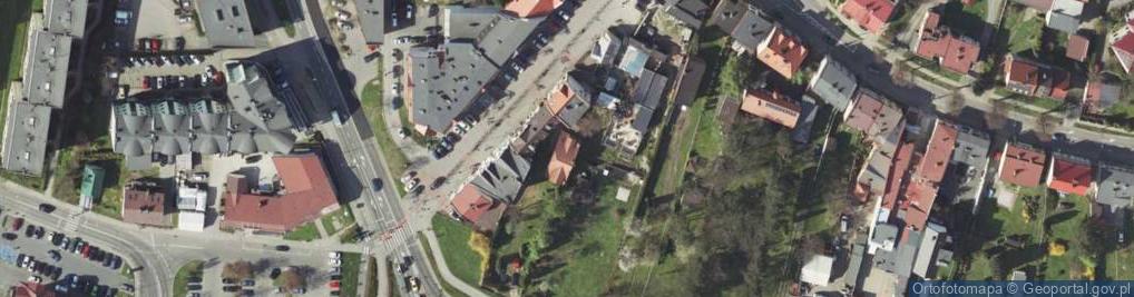 Zdjęcie satelitarne Optyk Punkt Widzenia Żory