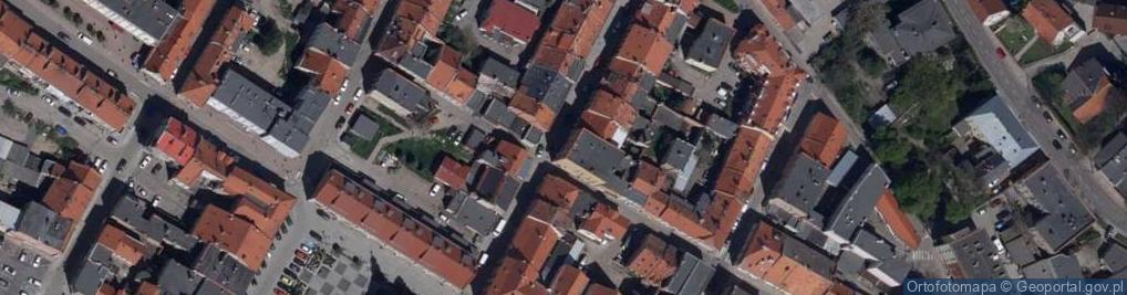 Zdjęcie satelitarne PTTK Ziemi Jaworskiej, Jawor