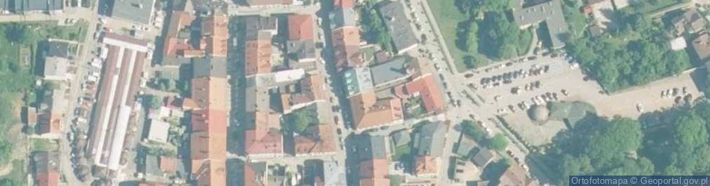 Zdjęcie satelitarne Zwiazek Nauczycielstwa Polskiego w Wadowicach