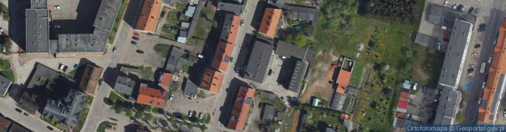 Zdjęcie satelitarne Bank Żywności w Elblągu