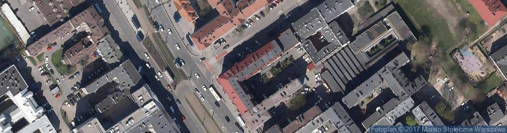 Zdjęcie satelitarne PZG Warszawa