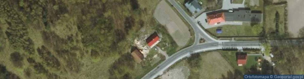 Zdjęcie satelitarne Nadleśnictwo Olsztynek
