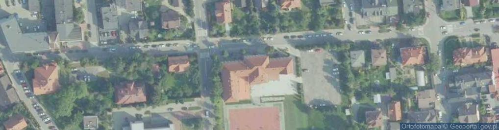 Zdjęcie satelitarne L-Perfekt Adam Krukowski. Kurs prawa jazdy Myślenice. Szkoła ja