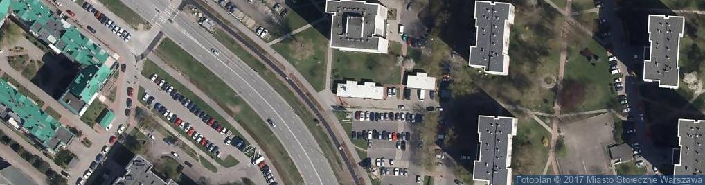 Zdjęcie satelitarne Ośrodek Szkolenia Kierowców
