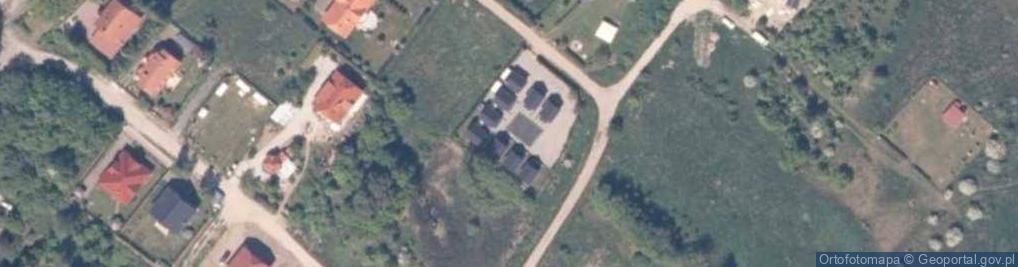 Zdjęcie satelitarne Domki Letniskowe Adamówka