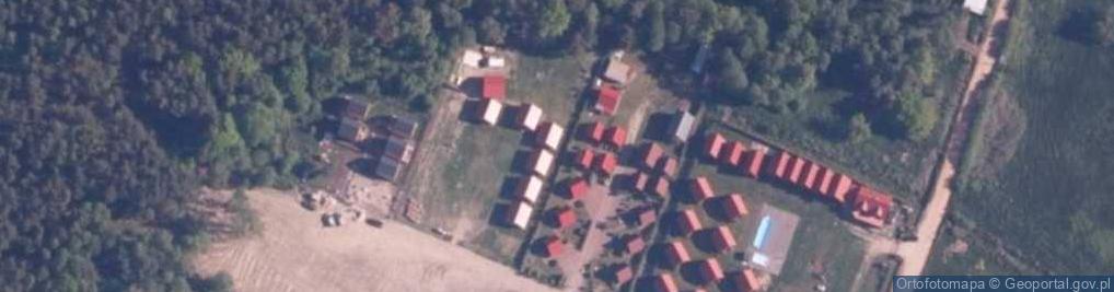 Zdjęcie satelitarne Domki Letniskowe Aleksander