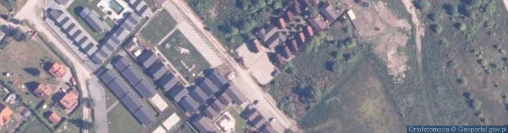 Zdjęcie satelitarne Domki Letniskowe Arleta