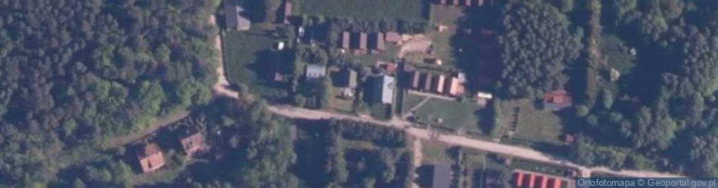 Zdjęcie satelitarne Domki Letniskowe Bryza
