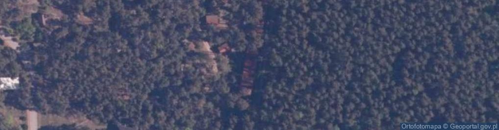 Zdjęcie satelitarne Domki Letniskowe Leśna Mila