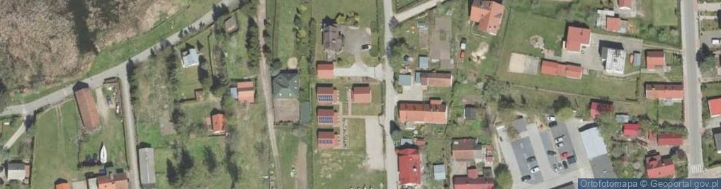 Zdjęcie satelitarne Domki Letniskowe Wilkasy