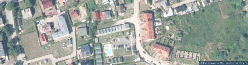 Zdjęcie satelitarne Domki Wczasowe - Zielone Wzgórze
