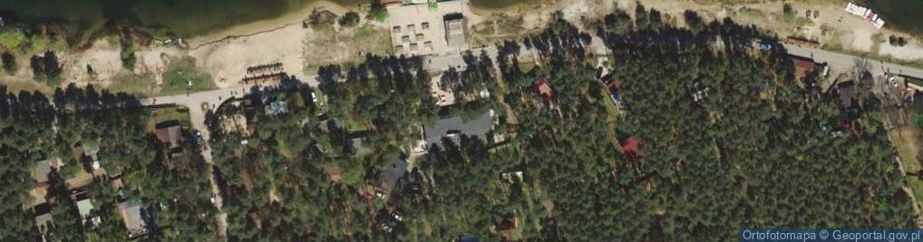 Zdjęcie satelitarne Ośrodek Wypoczynkowy Żagiel