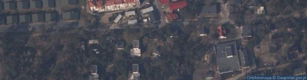 Zdjęcie satelitarne Żuławy Wojskowy Ośrodek Wczasowy
