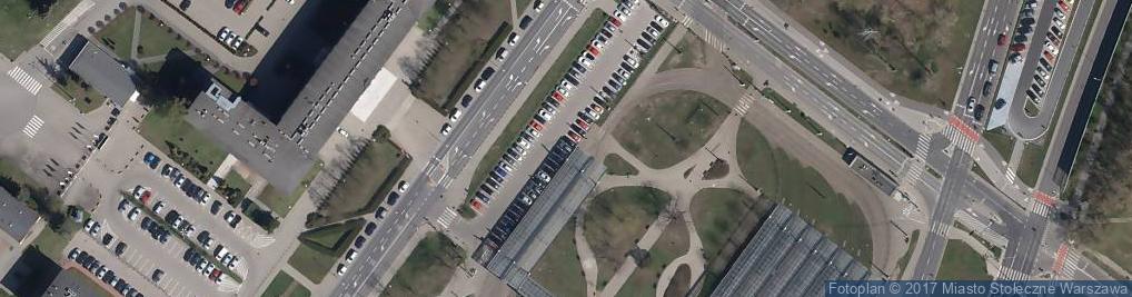 Zdjęcie satelitarne Metro Młociny II