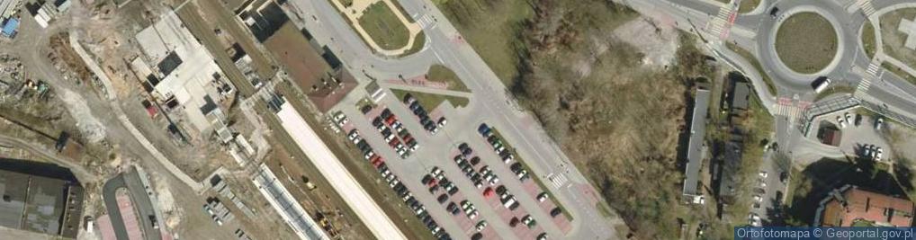 Zdjęcie satelitarne Parking P+R