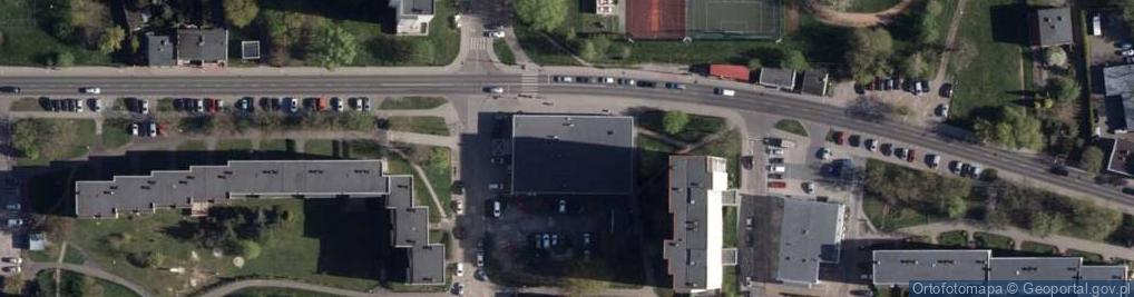 Zdjęcie satelitarne parking strzeżony