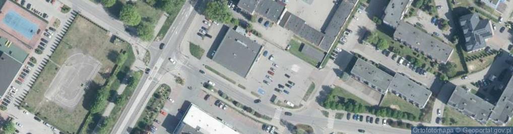 Zdjęcie satelitarne Paczkomat InPost AUG01APP