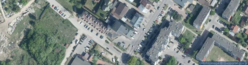 Zdjęcie satelitarne Paczkomat InPost AUG04N