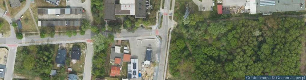 Zdjęcie satelitarne Paczkomat InPost BBG01BAPP