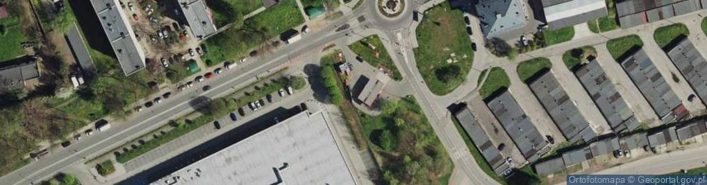 Zdjęcie satelitarne Paczkomat InPost BED08N