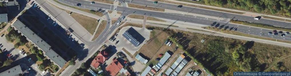 Zdjęcie satelitarne Paczkomat InPost BIA83M