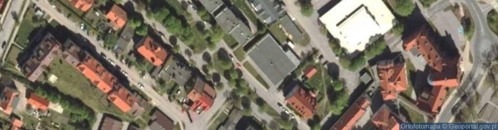 Zdjęcie satelitarne Paczkomat InPost BRA08M