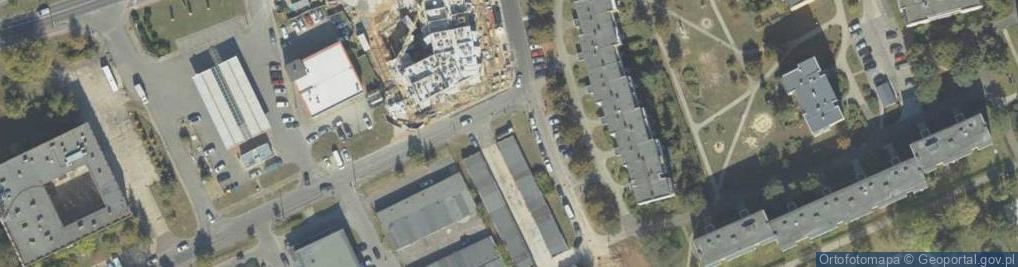 Zdjęcie satelitarne Paczkomat InPost BYD127M