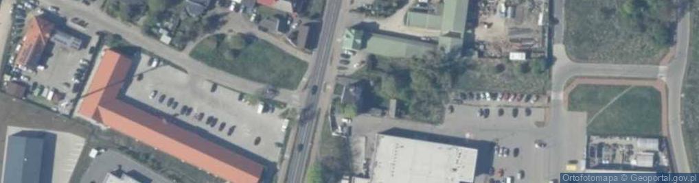 Zdjęcie satelitarne Paczkomat InPost DEN01A