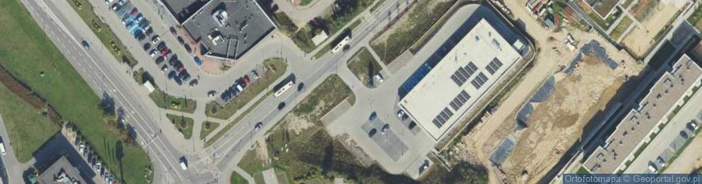 Zdjęcie satelitarne Paczkomat InPost GDA187M