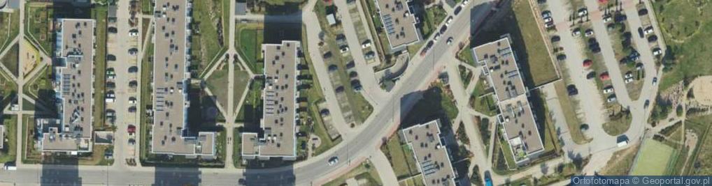 Zdjęcie satelitarne Paczkomat InPost GDA216M