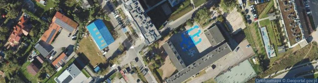 Zdjęcie satelitarne Paczkomat InPost GDA76M