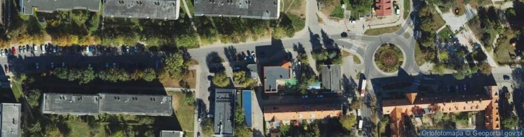 Zdjęcie satelitarne Paczkomat InPost GDA77M