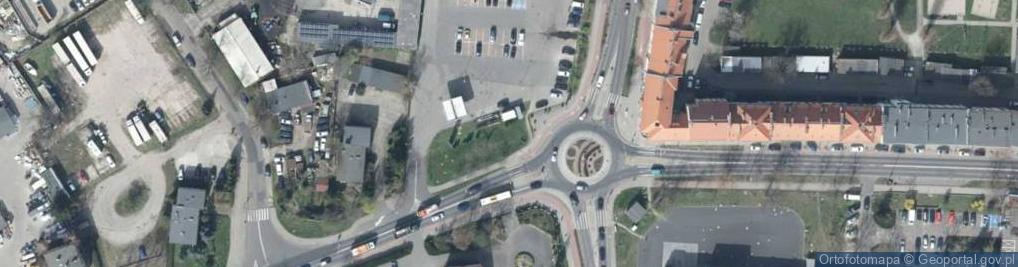 Zdjęcie satelitarne Paczkomat InPost GLO02G