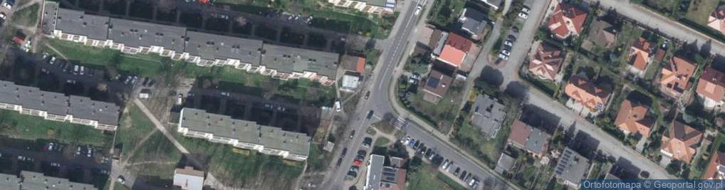 Zdjęcie satelitarne Paczkomat InPost GLO06N