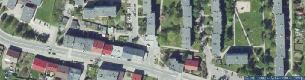 Zdjęcie satelitarne Paczkomat InPost GLU05M