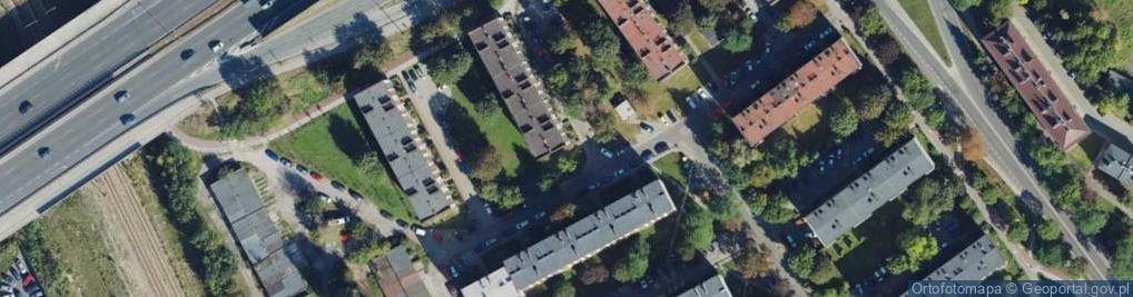 Zdjęcie satelitarne Paczkomat InPost KAT05BAPP