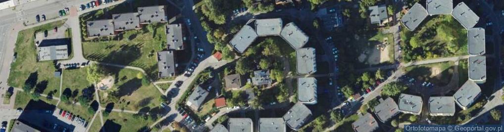 Zdjęcie satelitarne Paczkomat InPost KAT65M