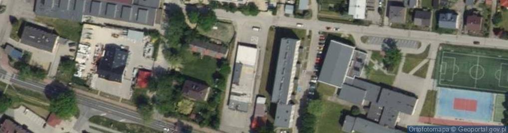 Zdjęcie satelitarne Paczkomat InPost KBR01A