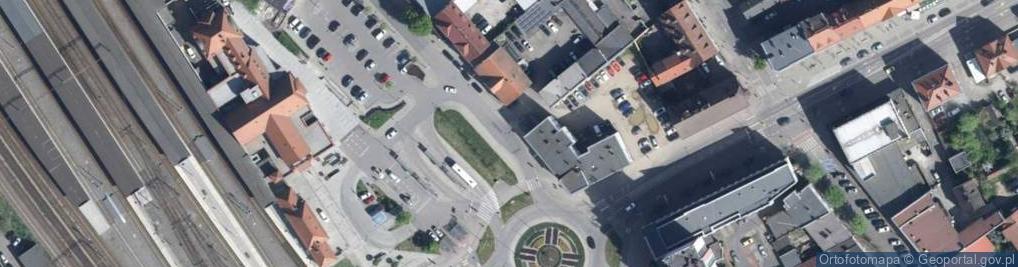 Zdjęcie satelitarne Paczkomat InPost KKZ936