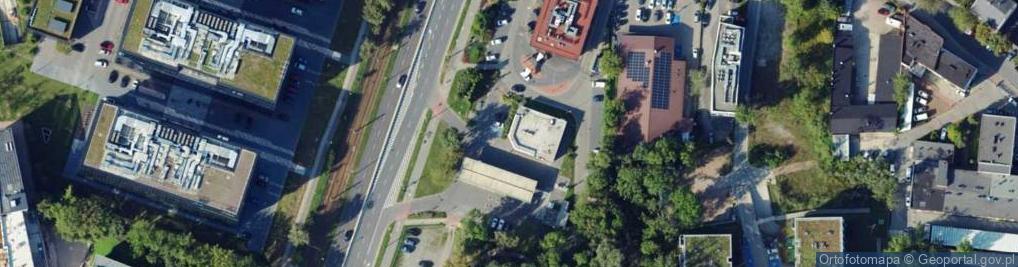 Zdjęcie satelitarne Paczkomat InPost KRA01M