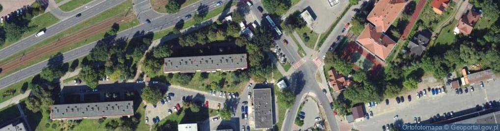 Zdjęcie satelitarne Paczkomat InPost KRA04BAPP