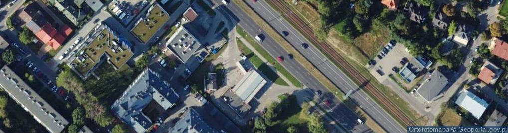 Zdjęcie satelitarne Paczkomat InPost KRA07N