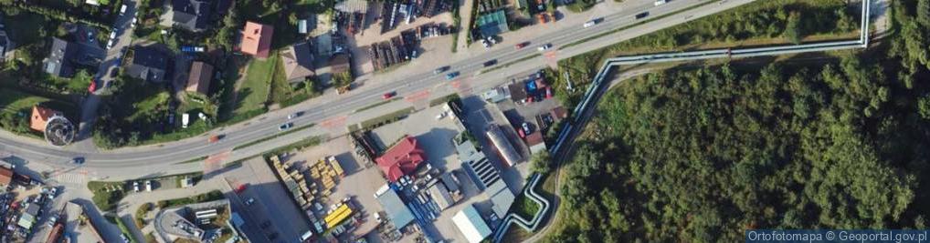 Zdjęcie satelitarne Paczkomat InPost KRA106M